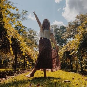 Floral Maxi Skirt